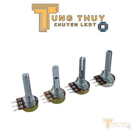 Chiết Áp Cán Tròn Bi và Vát Dài 30mm  10K, 20K ,50K ,100K