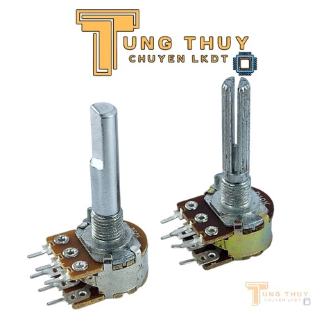 Chiết Áp Cán Tròn Bi và Vát Dài 30mm  10K, 20K ,50K ,100K