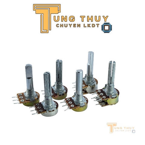 Chiết Áp Cán Tròn Bi và Vát Dài 30mm  10K, 20K ,50K ,100K