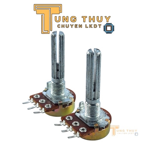 Chiết Áp Cán Tròn Bi và Vát Dài 30mm  10K, 20K ,50K ,100K