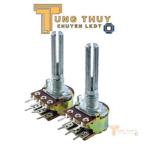 Chiết Áp Cán Tròn Bi và Vát Dài 30mm  10K, 20K ,50K ,100K