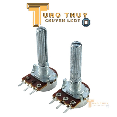 Chiết Áp Cán Tròn Bi và Vát Dài 30mm  10K, 20K ,50K ,100K