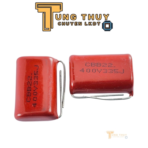 Túi 5 Con Tụ  Đỏ, Tụ Kẹo CBB 400V 106J 223J 335J  824J Hàng chất lượng - Tụ đỏ không phân cực