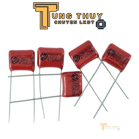 Túi 5 Con Tụ Đỏ Tụ Kẹo CBB 630V 103J 335J 473J 474J Hàng chất lượng -Tụ đỏ không phân cực