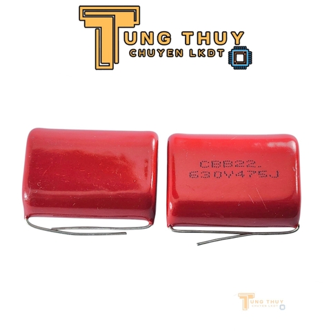 5 Con Tụ Đỏ CBB22 475J  400V , 630V và 250V  ( 4.7uF ) Không Phân Cực Hàng Tốt