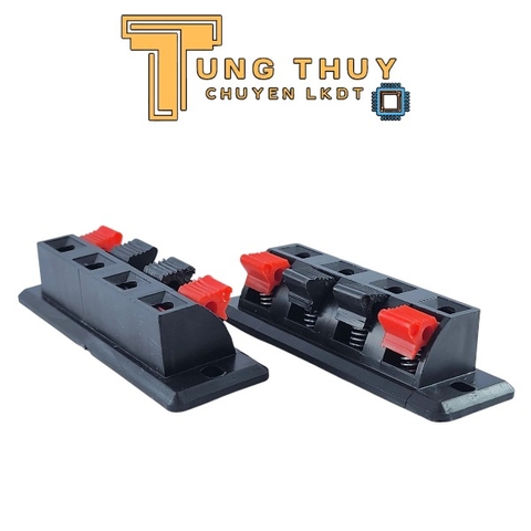 Trạm kẹp/ jack kẹp dây loa 4 chân nhỏ