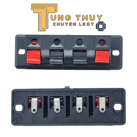 Trạm kẹp/ jack kẹp dây loa 4 chân nhỏ