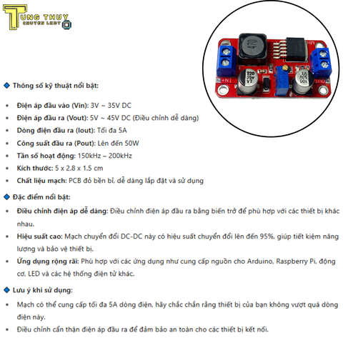 Mạch Tăng Áp DC - DC XL6019 5A