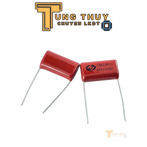 10 Con Tụ Đỏ , Tụ Kẹo CBB22 684J 400V và 630V Hàng Chất Lượng Không Phân Cực