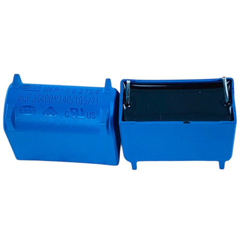 Tụ Bếp Từ 6uF 257VAC 400VDC Đứng Màu Xanh Chính Hãng BM Loại Tốt
