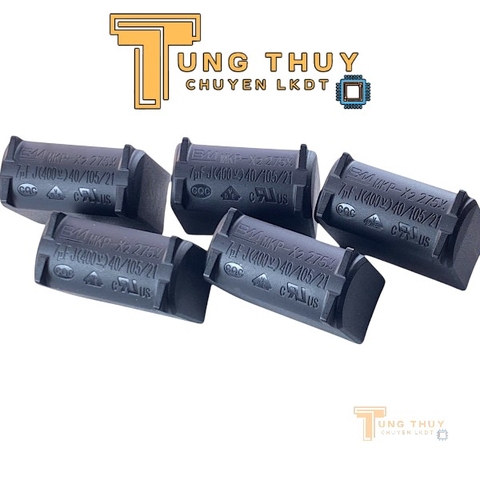 Tụ Bếp Từ 7uF 275VAC 400VDC Chính Hãng BM Tụ Đứng Màu Đen