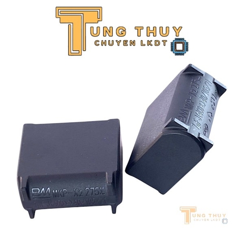 Tụ Bếp Từ 7uF 275VAC 400VDC Chính Hãng BM Tụ Đứng Màu Đen