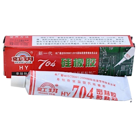 Keo Dán Mạch 704 Chịu Nhiệt – Keo Cao Su Cách Điện – Dán IC Linh Kiện Điện Tử – 45g
