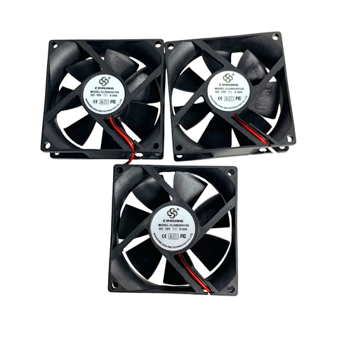 Quạt Tản Nhiệt 12V và 24V  Kích Thước 8cm x 8cm x 2.5cm Loại Tốt