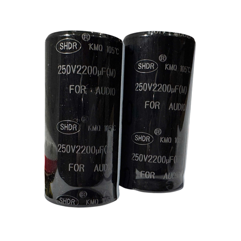 Tụ Lọc Nguồn Amly 2200uF 250v Audio SHDR - Kích Thước 35x70mm Hàng Mới Chất Lượng Cao