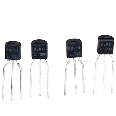 10 Con Transistor S9014 và S9015 TO-92 Chân Cắm Loại Tốt