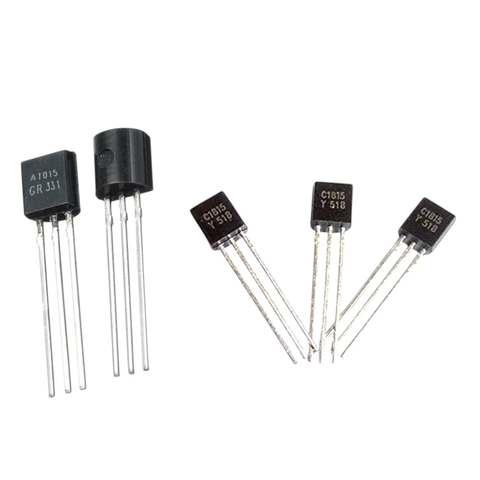 10 Con Transistor A1015 và C1815 Chân Cắm TO-92 0.15A - 60V Chân Cắm Loại Tốt