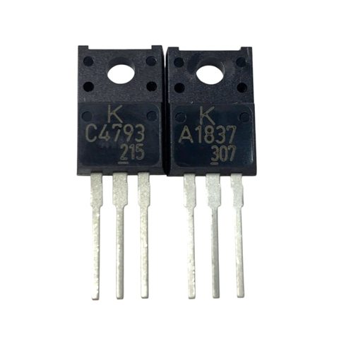 Cặp Transistor A1837 + C4793  1A 230V TO-220F Hàng Mới Chính Hãng Chất Lượng Tốt.