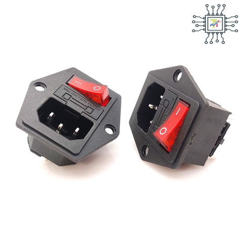 Jack Âm AC Có Công Tắc 15A Có Cầu Chì