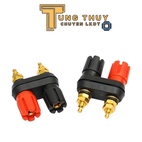 Jack Đôi Bắp Chuối Đen Đỏ 4mm