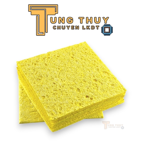 (Combo 5 cái ) Bọt Biển Lau Chùi Mỏ Hàn Loại Tốt Kích Thước 6x6mm