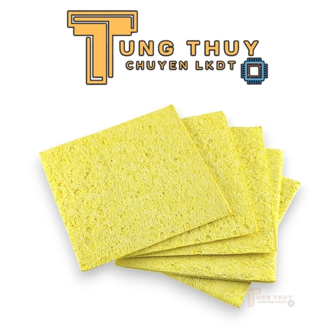 (Combo 5 cái ) Bọt Biển Lau Chùi Mỏ Hàn Loại Tốt Kích Thước 6x6mm