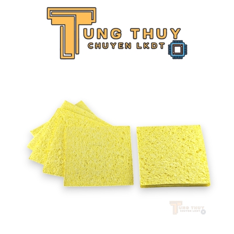 (Combo 5 cái ) Bọt Biển Lau Chùi Mỏ Hàn Loại Tốt Kích Thước 6x6mm
