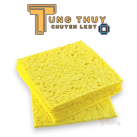 (Combo 5 cái ) Bọt Biển Lau Chùi Mỏ Hàn Loại Tốt Kích Thước 6x6mm