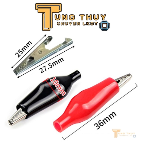 10 Chiếc Đầu Kẹp Cá Sấu Nhiều Kích Thước 3.6cm và  5.7cm Loại Tốt