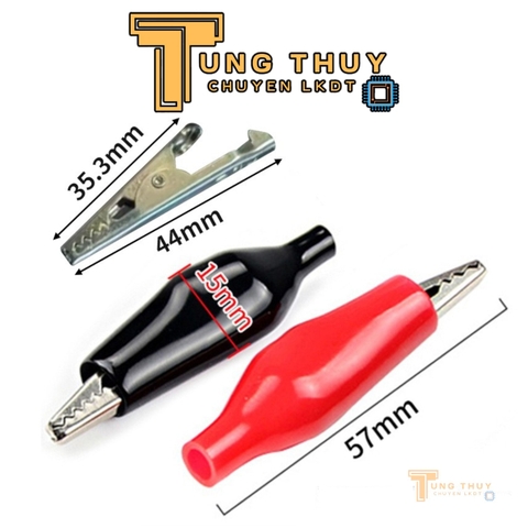 10 Chiếc Đầu Kẹp Cá Sấu Nhiều Kích Thước 3.6cm và  5.7cm Loại Tốt