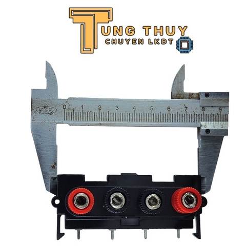 Jack Cắm Loa 4 Chân Dạng Cọc Vặn – Trạm Kẹp Dây Loa Ampli, DIY Mạch Âm Thanh