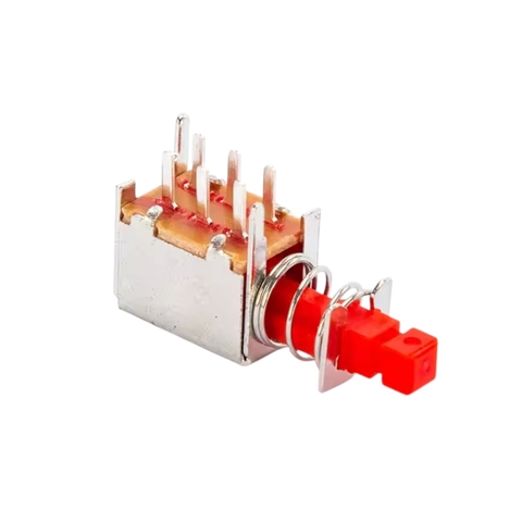 Công Tắc ON - OFF A03-03 6P Nhấn Giữ Chất Lượng Cao Màu Đỏ