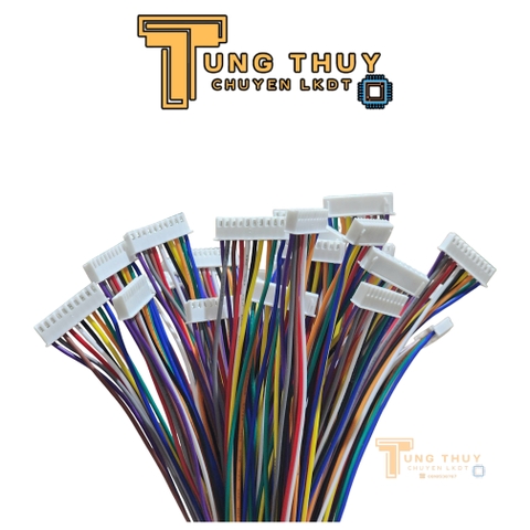 5 Sợi Cáp Kết Nối Jack Cắm PH2.0 2.0mm 2/3/4/5/6/7/8/9/10/12 Pin Chiều Dài Dây 30Cm