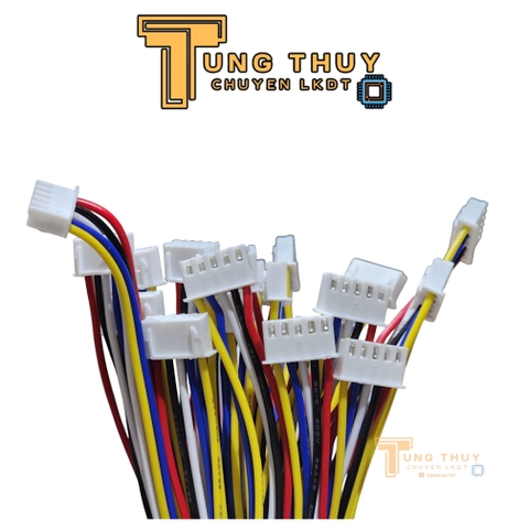 5 Sợi Cáp Kết Nối Jack Cắm PH2.0 2.0mm 2/3/4/5/6/7/8/9/10/12 Pin Chiều Dài Dây 30Cm