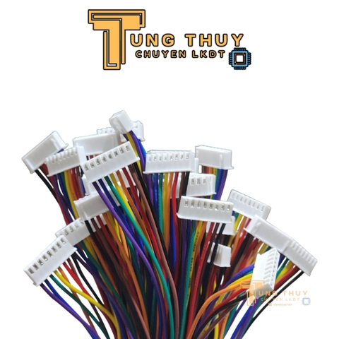 5 Sợi Cáp Kết Nối Jack Cắm PH2.0 2.0mm 2/3/4/5/6/7/8/9/10/12 Pin Chiều Dài Dây 30Cm