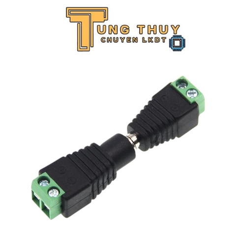 Jack DC Nối Nguồn Đực và Cái Cái 5.5x2.1mm ,Jack Nối Nguồn Camera Có Ốc Vặn Loại Tốt
