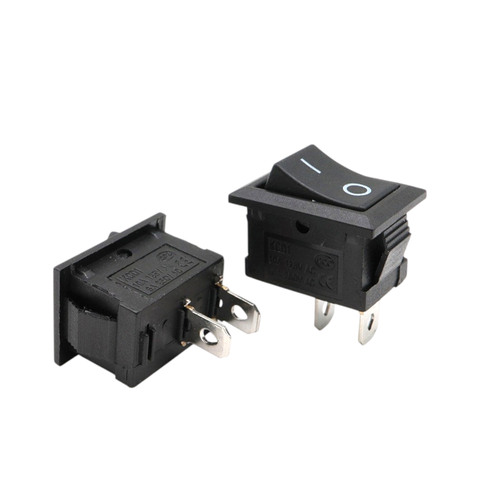 Công Tắc Bập Bênh KCD1 6A 250V 2 Chân và 3 Chân - Kích Thước 13x14x20.8mm Loại Tốt