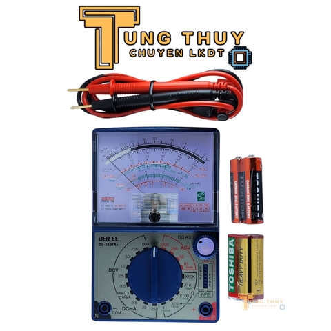 Đồng Hồ Vạn Năng Cơ DE-360TRn Chính Hãng DEREE Đài Loan