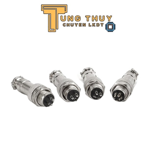 Jack Cắm Hàng Không GX12 12mm Các Loại 2P, 3P, 4P, 5P, 6P
