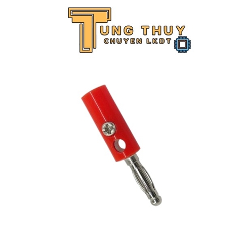 Jack Bắp Chuối 4mm  Màu Đen, Đỏ Ổ Cắm Jack Bắp Chuối Màu Đen Đỏ