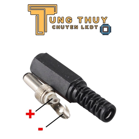 Đầu Jack Nối Nguồn  DC 5.5x2.1mm Đực Cái Loại Tốt