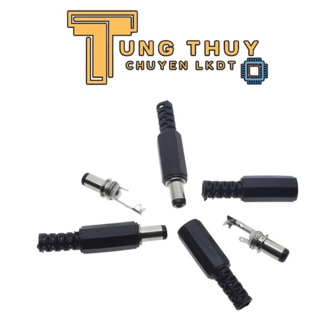 Đầu Jack Nối Nguồn  DC 5.5x2.1mm Đực Cái Loại Tốt