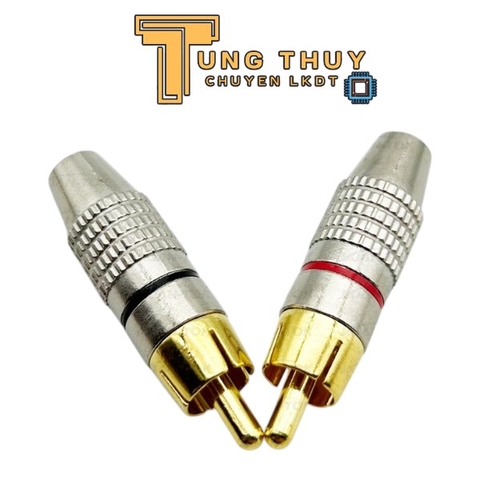 Jack RCA Hoa Sen Loại Tốt , Dùng Hàn Dây AV và Dây Tín Hiệu Âm Thanh