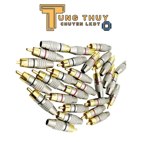 Jack RCA Hoa Sen Loại Tốt , Dùng Hàn Dây AV và Dây Tín Hiệu Âm Thanh