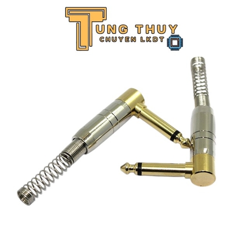 Jack 6 Ly Cong , Jack Cắm Âm Thanh Đầu Mạ Vàng Loại Tốt