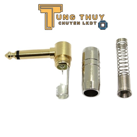 Jack 6 Ly Cong , Jack Cắm Âm Thanh Đầu Mạ Vàng Loại Tốt