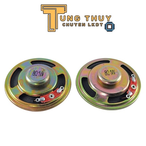 Loa Mini 8Ohm 1W Siêu Mỏng – Loa Tròn Nhẹ Cho Đồ Chơi, Radio, Mạch Điện Tử DIY