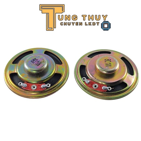 Loa Mini 8Ohm 1W Siêu Mỏng – Loa Tròn Nhẹ Cho Đồ Chơi, Radio, Mạch Điện Tử DIY