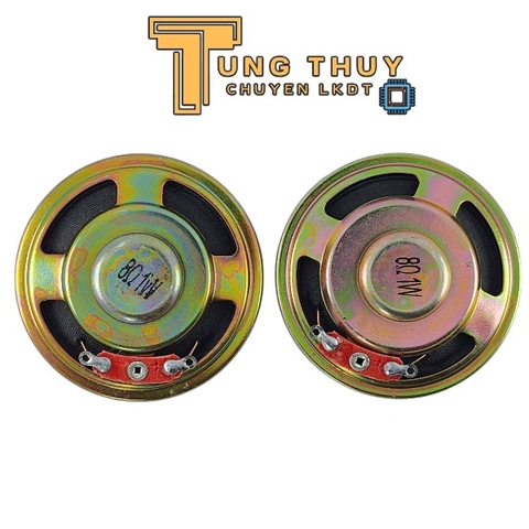 Loa Mini 8Ohm 1W Siêu Mỏng – Loa Tròn Nhẹ Cho Đồ Chơi, Radio, Mạch Điện Tử DIY