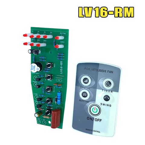 Mạch Quạt Mitsubishi LV16 - RM , Mạch Điều Khiển Quạt Cây Mitsubishi LV16 - RM
